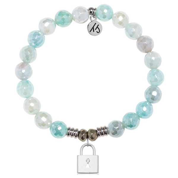 Aqua Agate T. Jazelle Bracelet Erickson Jewelers Iron Mountain, MI