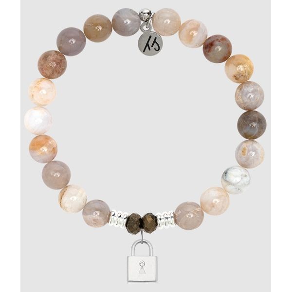 Silver Australian Agate Unbreakable Friendship Bracelet Erickson Jewelers Iron Mountain, MI