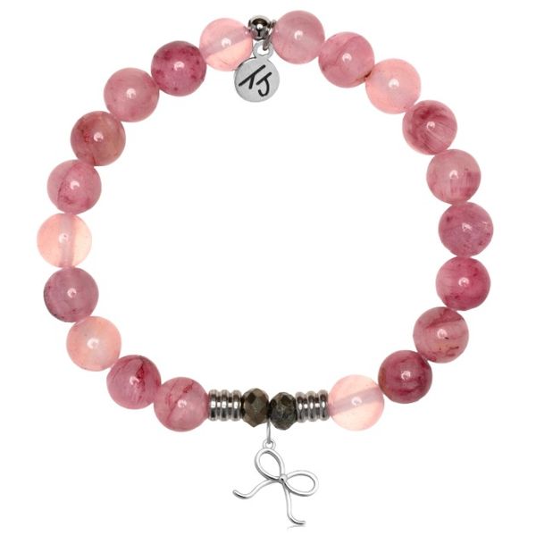 Pink Chalcedony You Are a Gift T. Jazelle Bracelet Erickson Jewelers Iron Mountain, MI