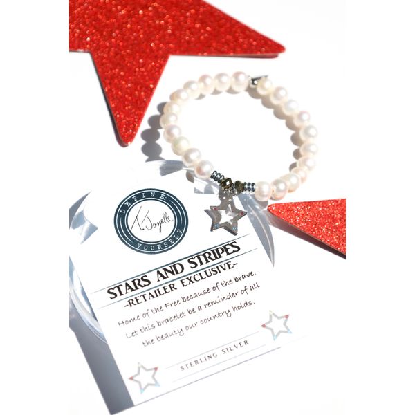 RETAILER EXCLUSIVE STARS AND STRIPES T. JAZELLE BRACELET Image 2 Erickson Jewelers Iron Mountain, MI