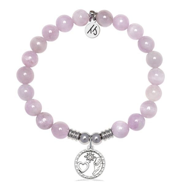 Stainless Steel T. Jazelle Kunzite Guiding Angels Bracelet Erickson Jewelers Iron Mountain, MI