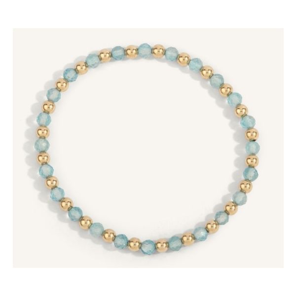 Blue Topaz Harmony Beaded Bracelet Erickson Jewelers Iron Mountain, MI