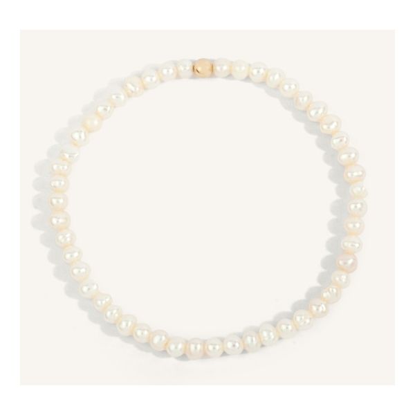 Pearl June Birthstone Bead Bracelet Erickson Jewelers Iron Mountain, MI