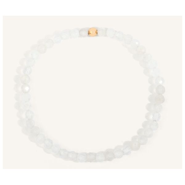 Moonstone Gemstone Beaded Bracelet Erickson Jewelers Iron Mountain, MI