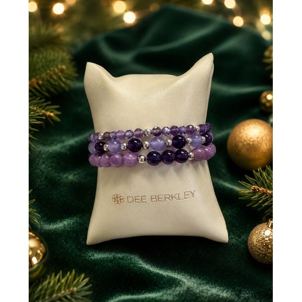 HOLIDAY STACK OF 3 PURPLE DEE BERKLEY BRACELETS Erickson Jewelers Iron Mountain, MI