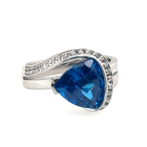 KASHMIR BLUE TOPAZ RING Erickson Jewelers Iron Mountain, MI
