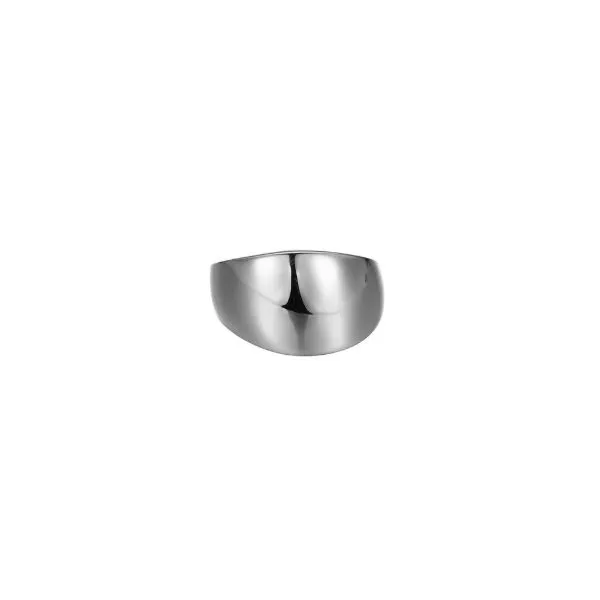 Sterling Silver Wide High Polished Ring Erickson Jewelers Iron Mountain, MI