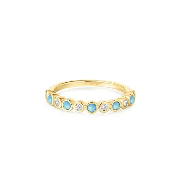 Sterling Silver Ring with Yellow Gold Plating Erickson Jewelers Iron Mountain, MI