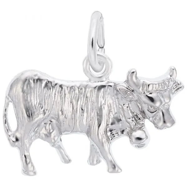 SILVER COW CHARM Erickson Jewelers Iron Mountain, MI