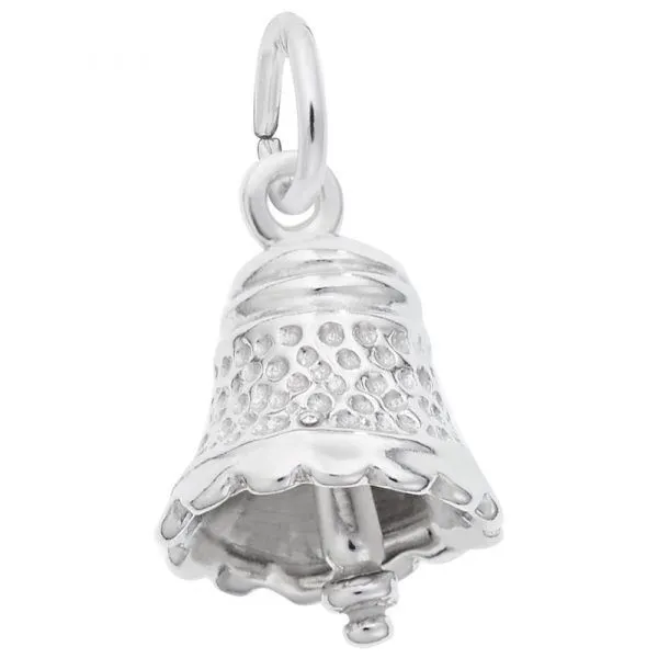 Silver Bell Charm Erickson Jewelers Iron Mountain, MI