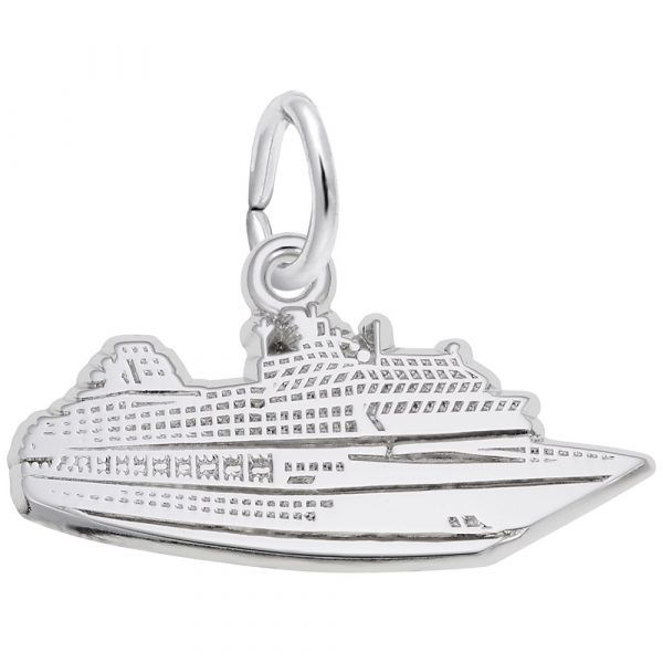 SILVER CRUISE SHIP CHARM Erickson Jewelers Iron Mountain, MI