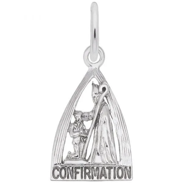 Silver Confirmation Charm Erickson Jewelers Iron Mountain, MI