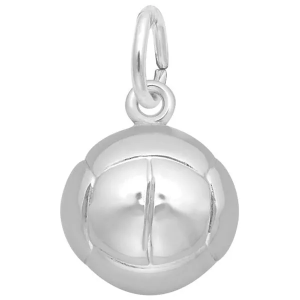 Sterling Silver Volleyball Charm Erickson Jewelers Iron Mountain, MI