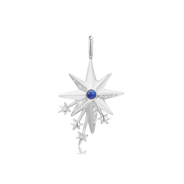 Sterling Silver Shooting Star Charm Erickson Jewelers Iron Mountain, MI