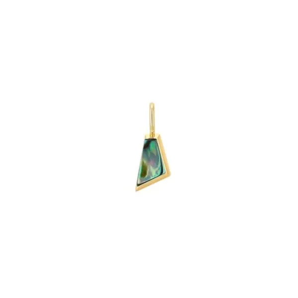 Sterling Silver Abalone Charm Erickson Jewelers Iron Mountain, MI