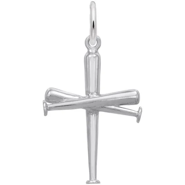 STERLING SILVER BAT CROSS Erickson Jewelers Iron Mountain, MI