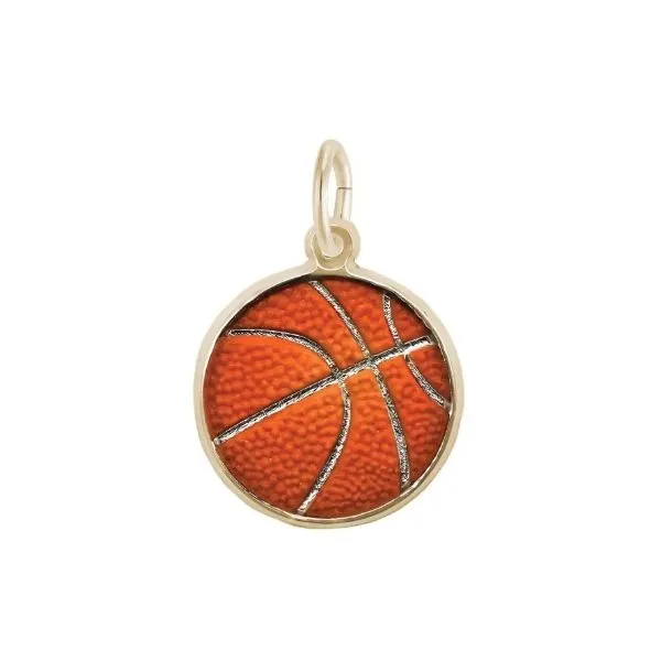 Silver Basketball Charm Erickson Jewelers Iron Mountain, MI