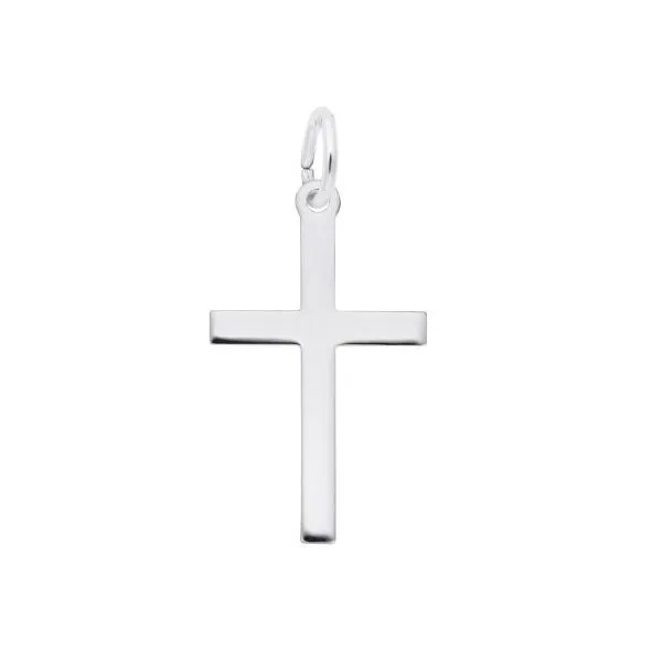 Sterling Silver Cross Charm Erickson Jewelers Iron Mountain, MI