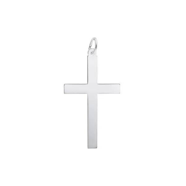 Sterling Silver Cross Charm Erickson Jewelers Iron Mountain, MI