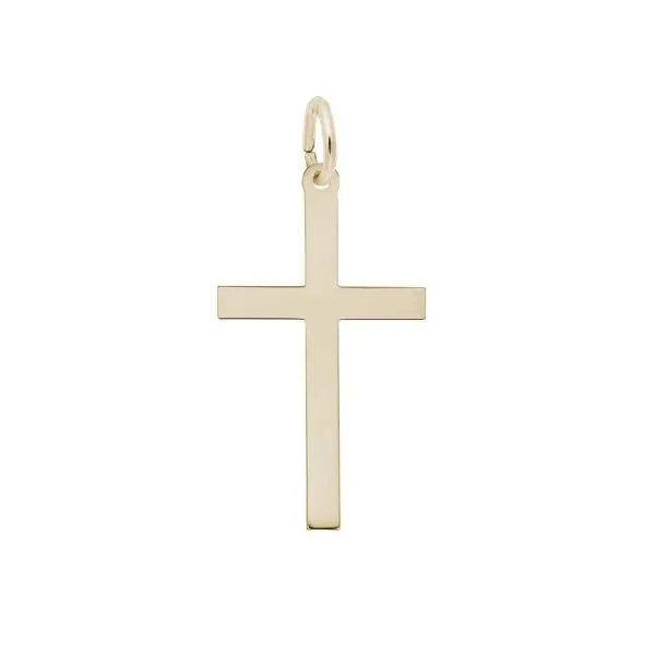 Sterling Silver Cross Charm Erickson Jewelers Iron Mountain, MI