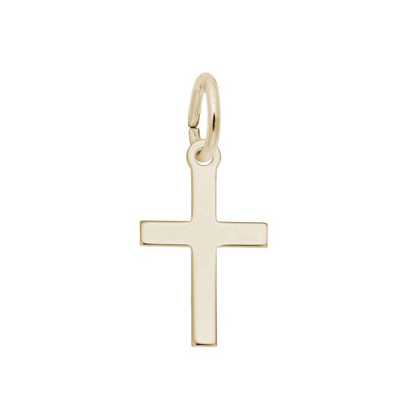 Sterling Silver Cross Charm Erickson Jewelers Iron Mountain, MI