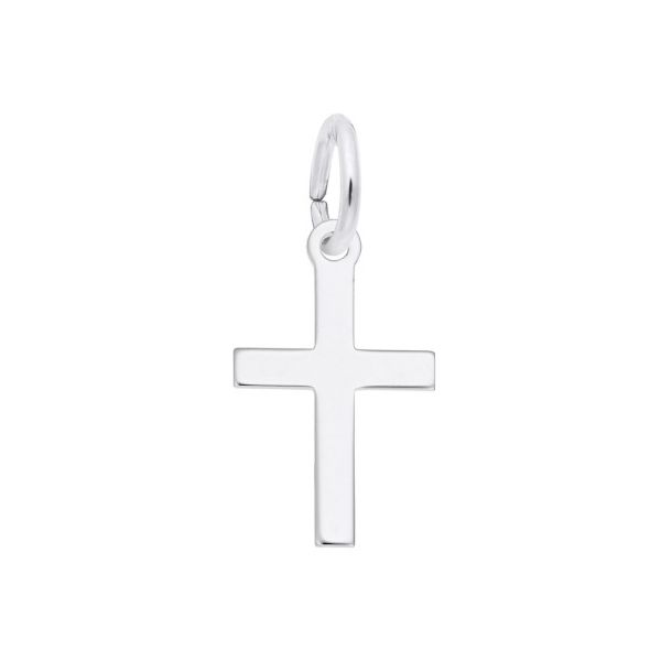 Silver Cross Charm Erickson Jewelers Iron Mountain, MI
