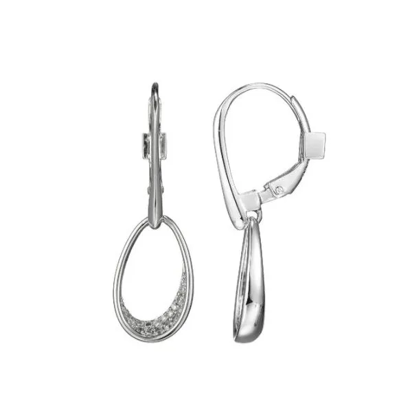 SS DANGLE ELLE EARRINGS Erickson Jewelers Iron Mountain, MI