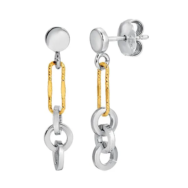 Sterling Silver Multi Link Dangle Earrings Erickson Jewelers Iron Mountain, MI