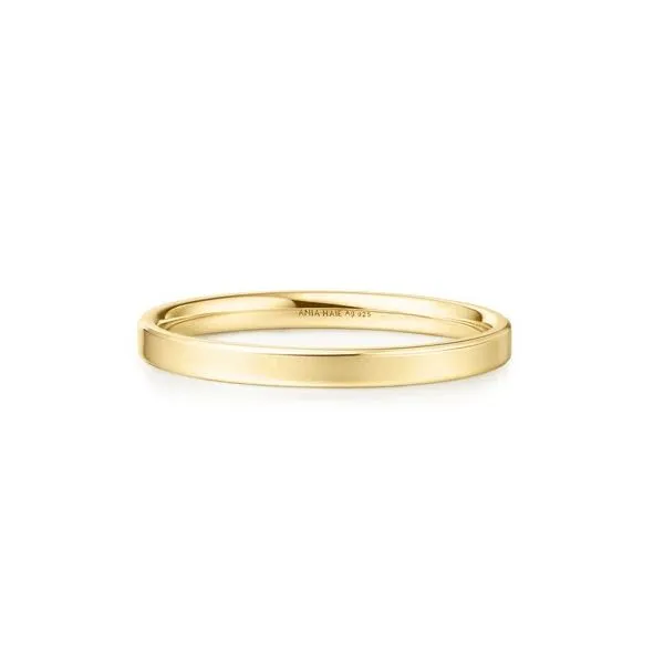 Sterling Silver with Yellow Gold Plating 4mm Smooth Band Erickson Jewelers Iron Mountain, MI