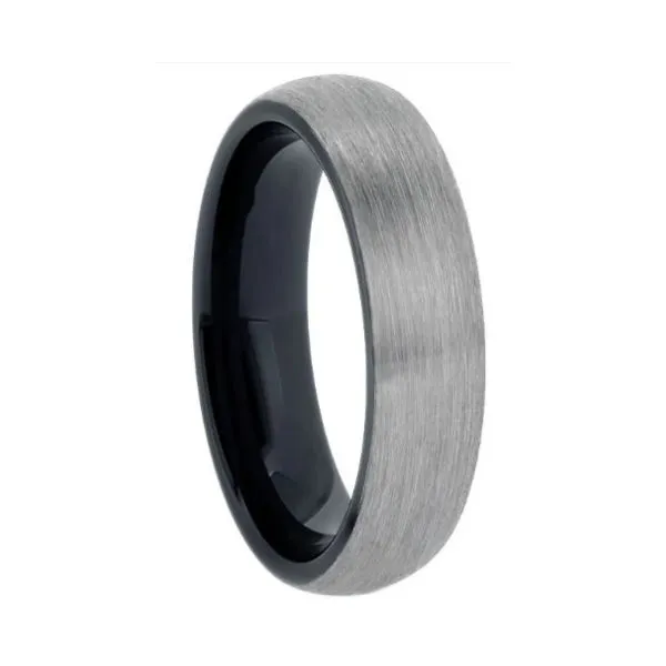 Tungsten Wedding Band Erickson Jewelers Iron Mountain, MI