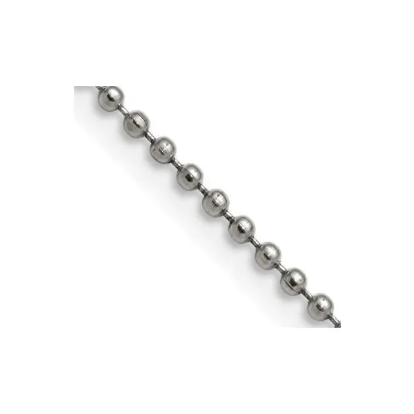 Stainless Beaded Chain Erickson Jewelers Iron Mountain, MI
