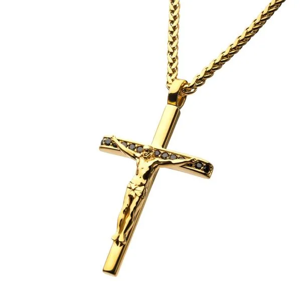 Stainless Crucifix Erickson Jewelers Iron Mountain, MI
