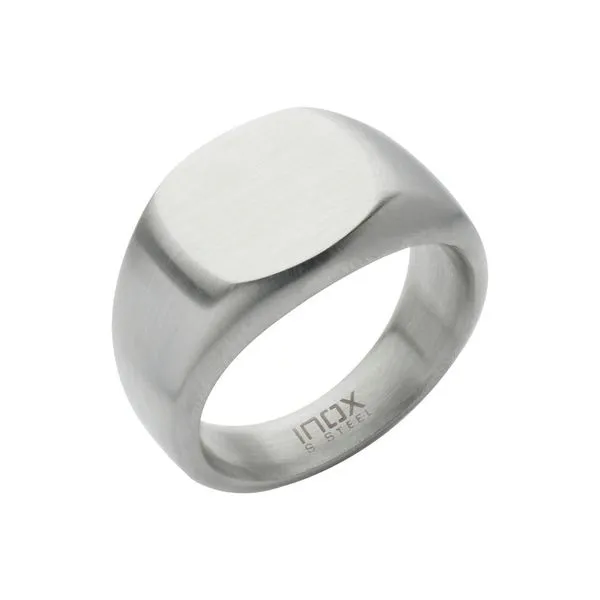 Stainless Signet Ring Erickson Jewelers Iron Mountain, MI