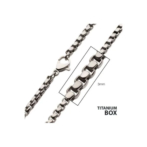 Titanium Box Chain Erickson Jewelers Iron Mountain, MI