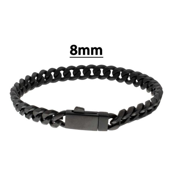 Black IP Titanium Bracelet Erickson Jewelers Iron Mountain, MI