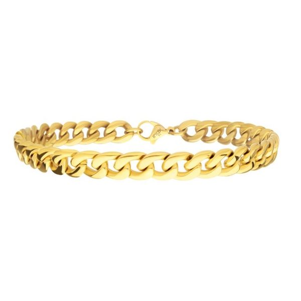 18Kt Gold Titanium Curb Chain Bracelet Erickson Jewelers Iron Mountain, MI