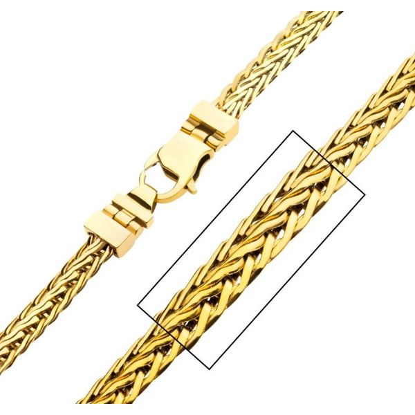 Stainless Gold IP Chain Necklace Erickson Jewelers Iron Mountain, MI