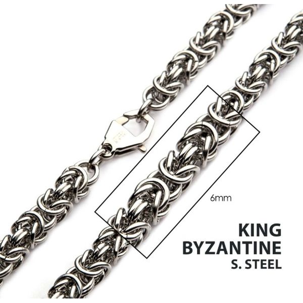 Stainless Steel Byzantine Chain Necklace Erickson Jewelers Iron Mountain, MI