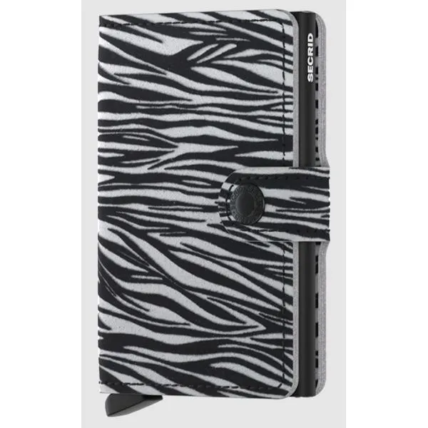 Zebra Light Grey Mini Wallet Erickson Jewelers Iron Mountain, MI