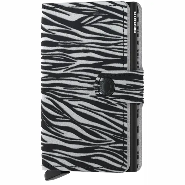 Zebra Light Grey Mini Wallet Erickson Jewelers Iron Mountain, MI