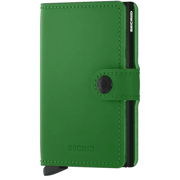 Matte Bright Green Mini Wallet Erickson Jewelers Iron Mountain, MI