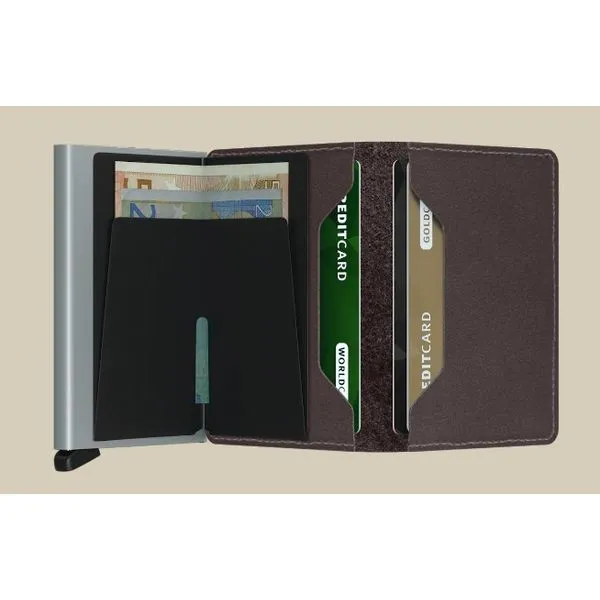 Secrid Wallet Original Dark Brown Image 3 Erickson Jewelers Iron Mountain, MI