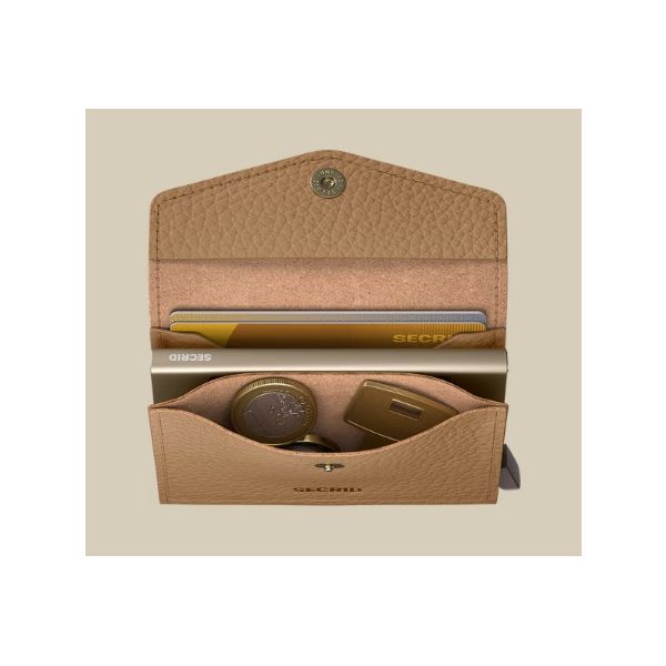 ENVELOPE PEBBLE CAPPUCCINO WALLET Image 2 Erickson Jewelers Iron Mountain, MI