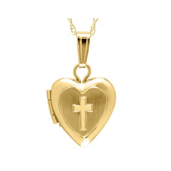 14Kt Yellow Gold Heart Locket Erickson Jewelers Iron Mountain, MI