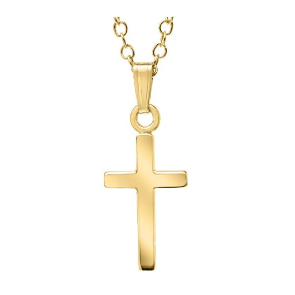 Silver Cross Necklace Erickson Jewelers Iron Mountain, MI