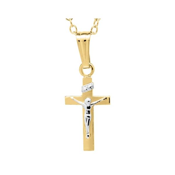 Silver Crucifix Necklace Erickson Jewelers Iron Mountain, MI