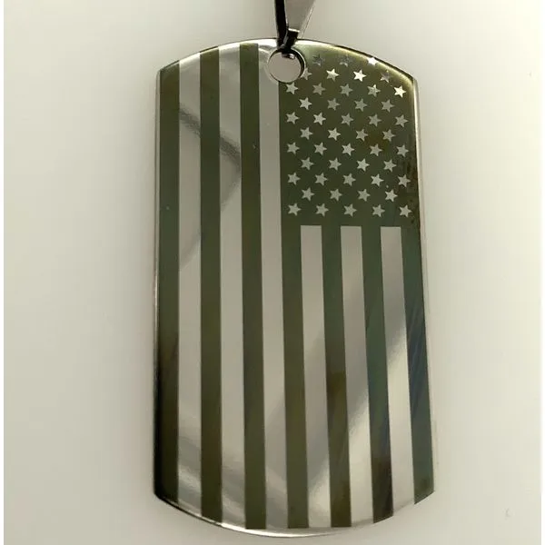 Stainless Engraved Dog Tag Erickson Jewelers Iron Mountain, MI
