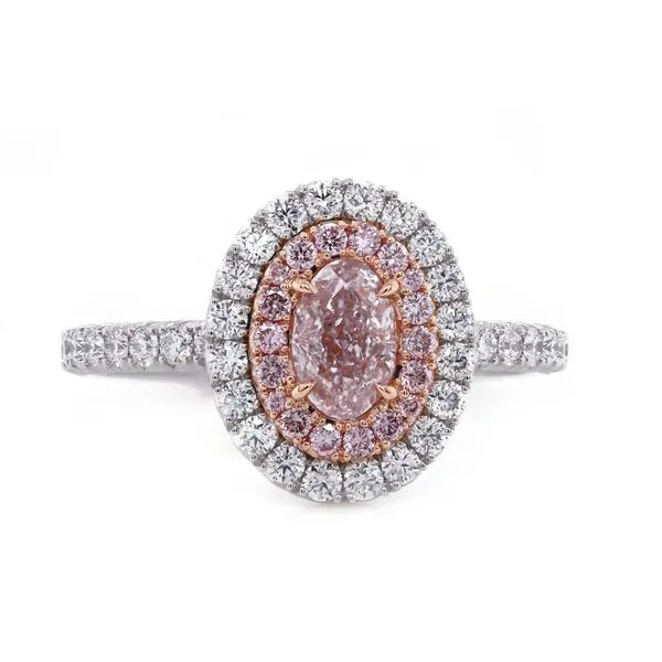 Pink Diamond Halo Ring Joe Escobar Diamonds Campbell, CA