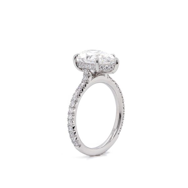 Pear Shape Diamond Engagement Ring Image 2 Joe Escobar Diamonds Campbell, CA