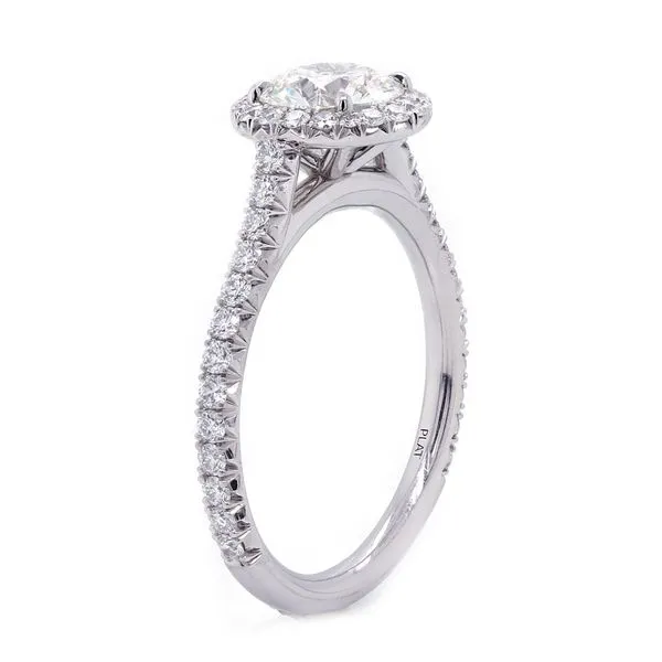 Round Diamond Round Halo Engagement Ring Image 2 Joe Escobar Diamonds Campbell, CA